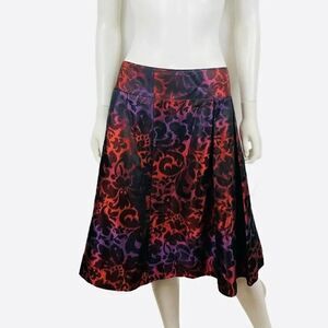 Lane Bryant A Line Skirt 20 Plus Size Metallic